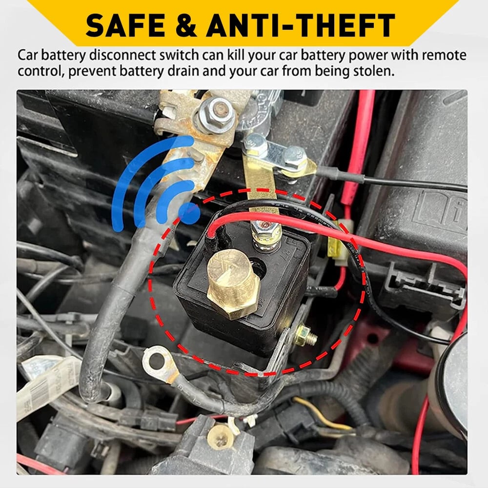 Last Day 49% OF🔥Car Battery Disconnect Switch