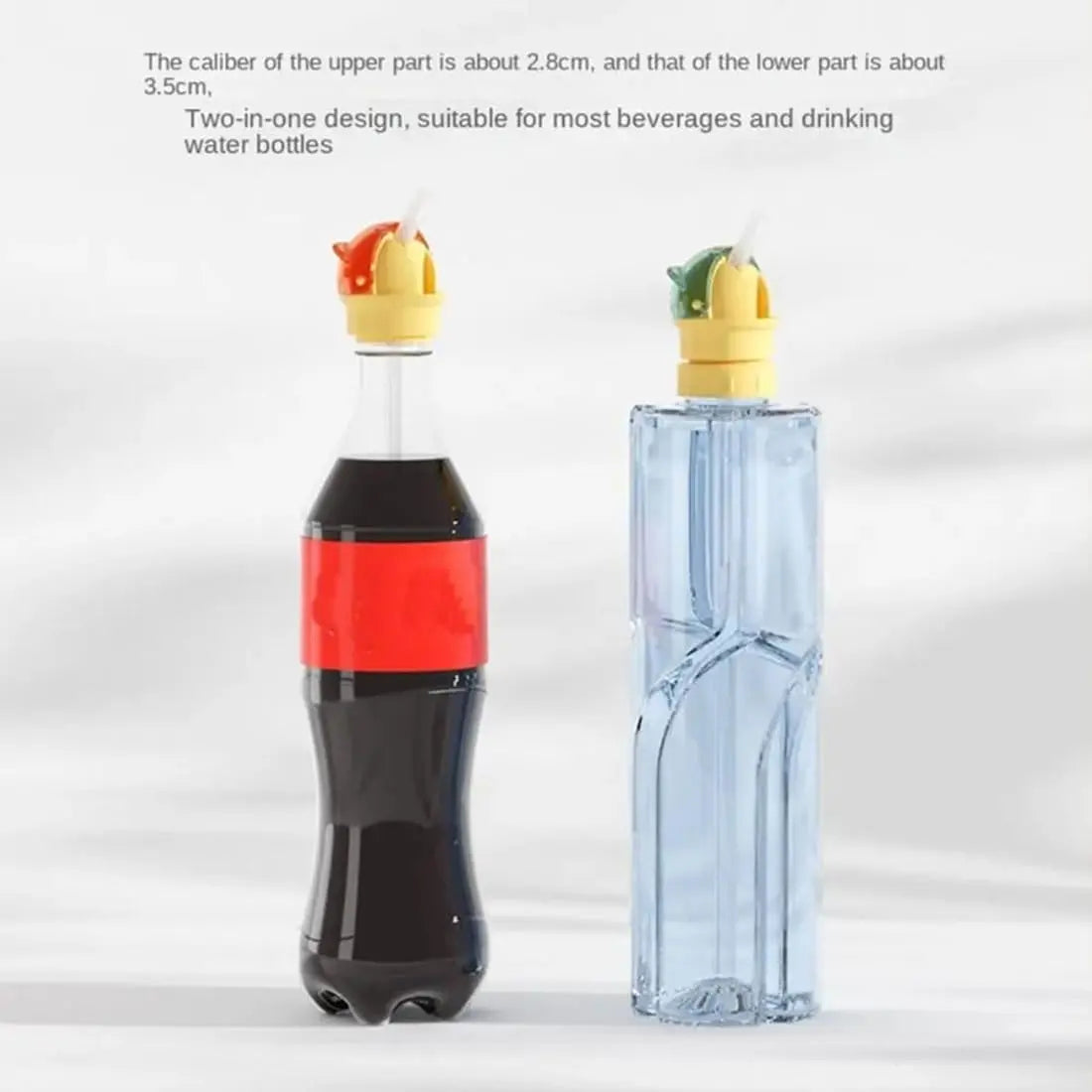 💧 Last Day 49% OFF – Kids Water Bottle Straw Conversion Cap | Spill-Proof Universal Flip Top 👶