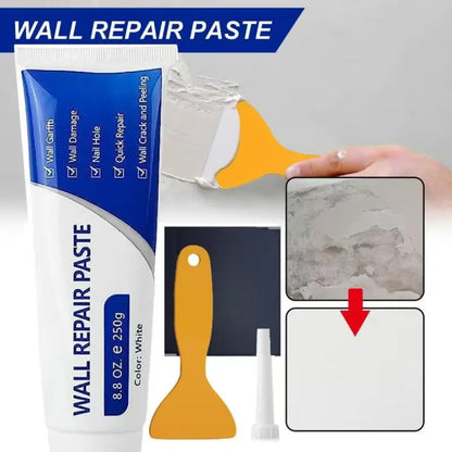 🛠️ Last Day 49% OFF – Drywall Patch Repair Kit 250g 🏠 Quick-Drying Wall Mending Paste