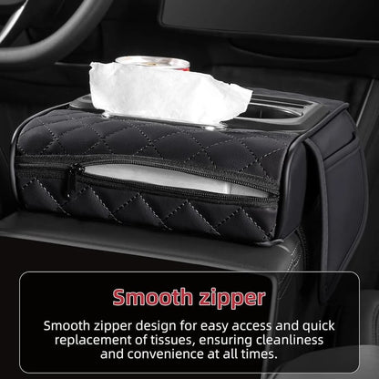 LAST DAY 49% OFF🔥Multi-Purpose Car Console Storage Bag with Armrest Pad
