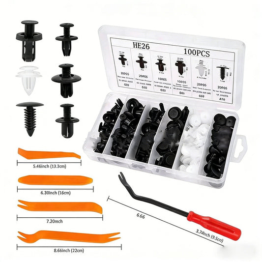 🔥 LAST DAY 49% OFF – 100PCS Universal Car Fastener Clips Set