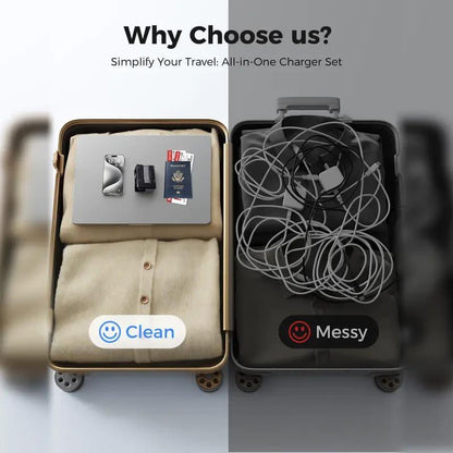 Last Day 49% OFF🔥2-in-1 GaN Compatible 120W Fast Charger