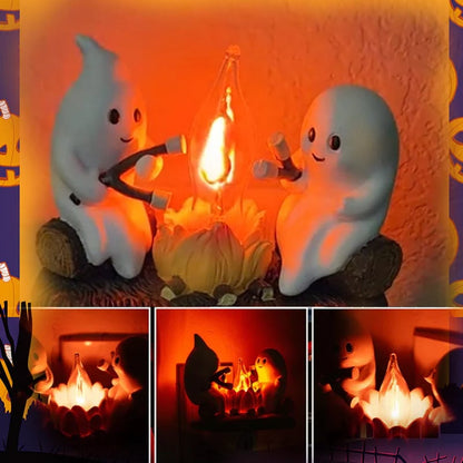 🎃Flash Sale 10K+ SOLD ✨ 2025 Ghost Campfire Flickering Nightlight👻
