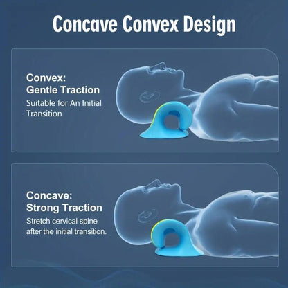 Last Day 49% OFF🔥 Cervical Neck Stretcher & Relaxer Pillow – 10 Min a Day for Pain Relief