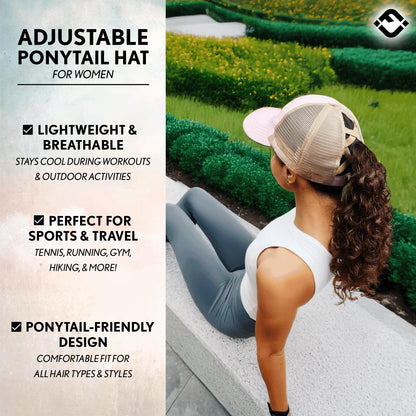 Adjustable Ponytail Women's Hat