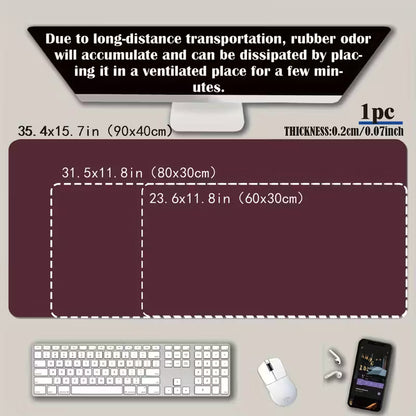 LAST DAY 50% OFF🔥White Ukiyo-e Style Sports Car Gaming Desk Mat