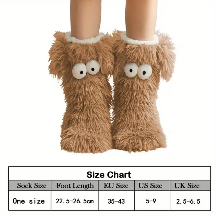 LAST DAY 49% OFF🔥Women's Non-Slip Plush Slippers Socks | Winter Cozy Socks✨