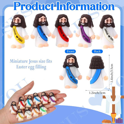 🔥Spread the Love of Jesus, Original Design Mini Jesus Figures✝️ - Jesus Loves You💖