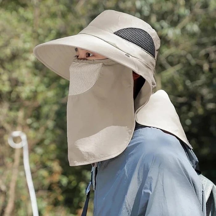 ☀️Summer Sale: 49% Off—A detachable sun hat that offers both face and neck protection🧢