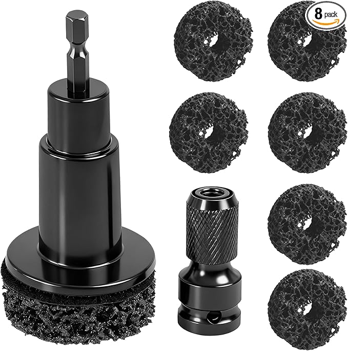 LAST DAY 49% OFF🔥Pro-Grade Wheel Hub & Stud Resurfacing Kit | Rust Removal Attachment