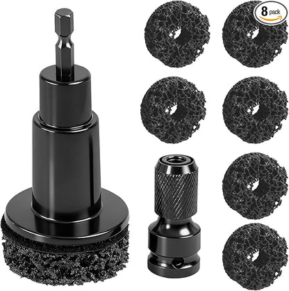LAST DAY 49% OFF🔥Pro-Grade Wheel Hub & Stud Resurfacing Kit | Rust Removal Attachment