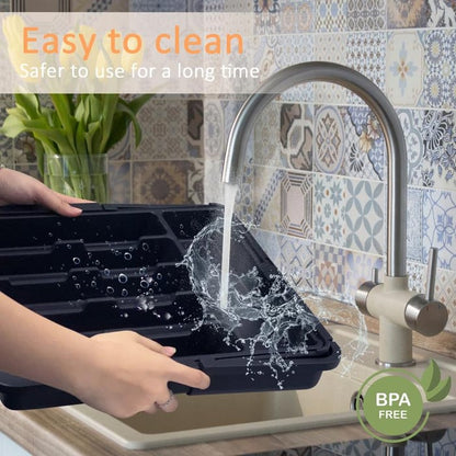⏰Last Day 49% OFF✨ Large Capacity Expandable Utensil Drawer Organizer