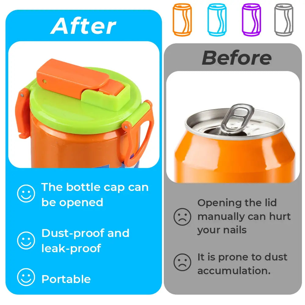 🥤 Last Day 49% OFF – Reusable Soda Can Lids (4-Pack) 🔒 Leakproof, Airtight & BPA-Free