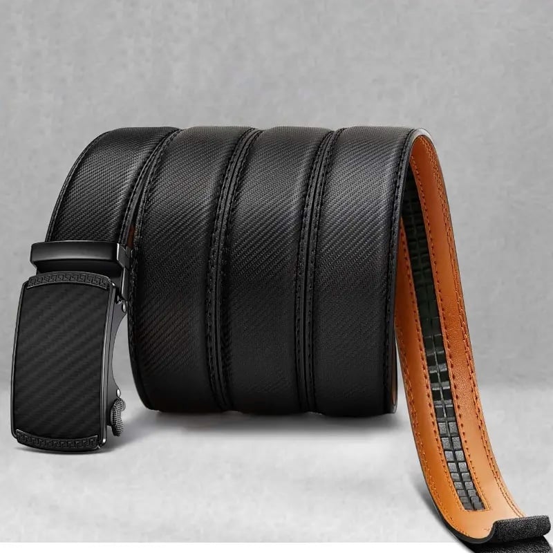 🔥LAST DAY 49% OFF -Leather Ratchet Belt With Adjustable Buckle