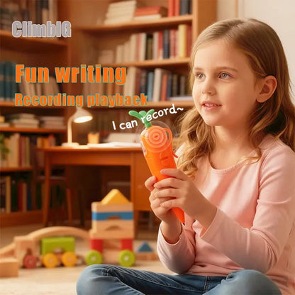 🐰 Cute Carrot-Shaped Voice Recorder—A Little Gift for Your Easter Basket 🥕