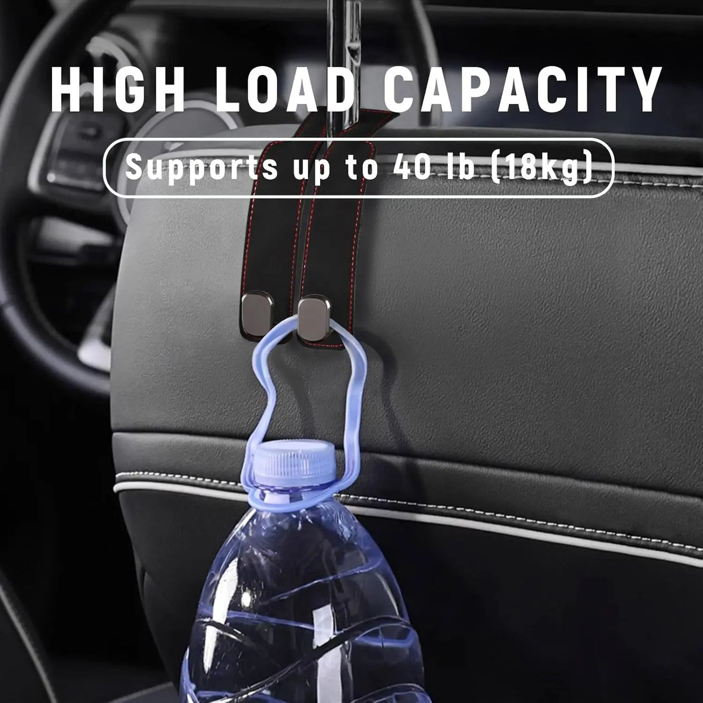 Mother's Day Special: 49% OFF✨ Suede Car Seat Back Hook - The Ultimate Car Organizer🚗