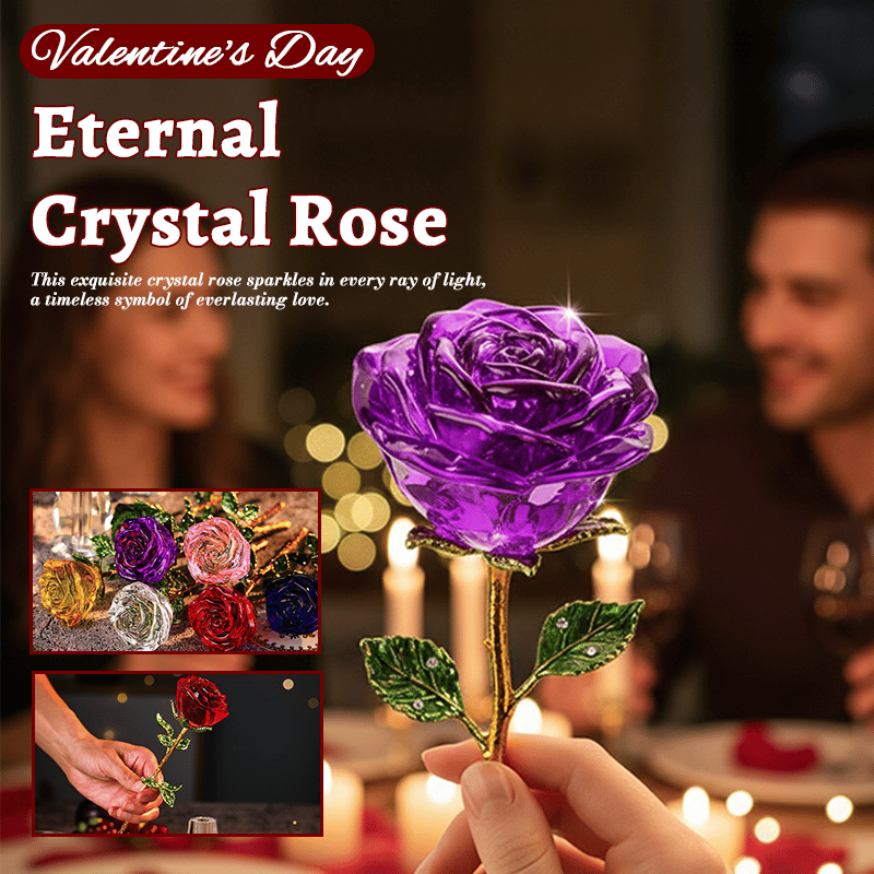 🌹Valentine Hot Sale 49% OFF 💕 Eternal Crystal Rose