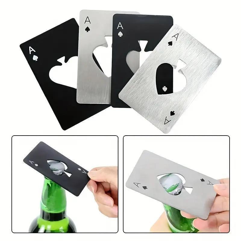 🔥Last Day 49% OFF♠️Ace of Spades Poker Card Bottle Opener