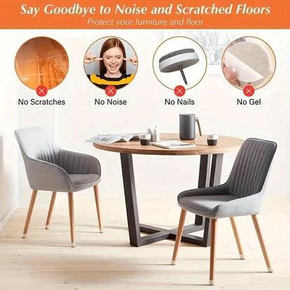 LAST DAY 49% OFF 🔥Square Chair Leg Protectors✔️ - Fits All Shape Chair Mat for Wood and Tile Floors🪑
