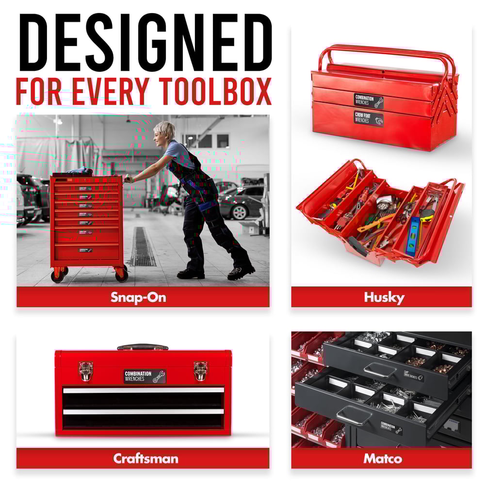 Last Day 49% OFF🔥80-Piece Magnetic Toolbox Labels Kit