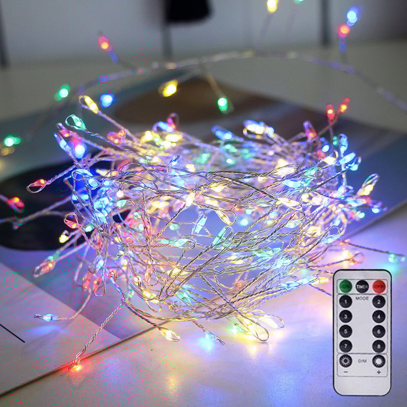 🎄Christmas Sales 49% OFF -💡LED Copper Wire Firecracker Light String