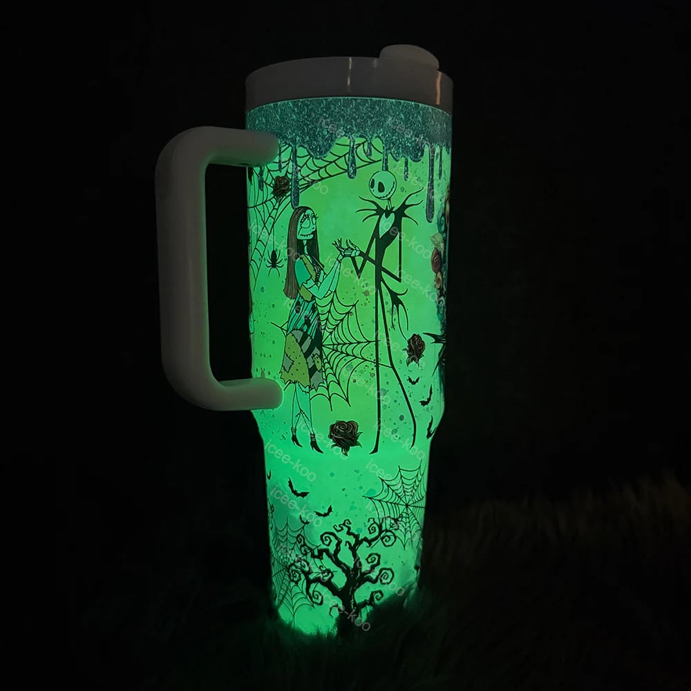🔥Halloween Limited-Time Sale 49% OFF💀Sally x Jack Skellington 40oz Tumbler ✨