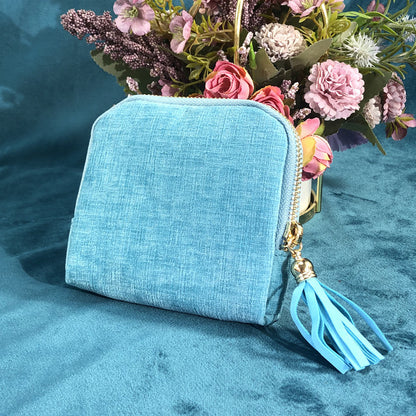 Last Day 49% OFF🔥Luxury Velvet Jewelry Pouch with Satin Lining – Travel & Everyday Jewelry Organizer