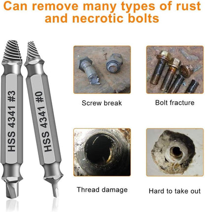 Last Day 49% OFF🔥🔧 Damaged Screw Extractor Set – Remove Stripped Screws in Seconds