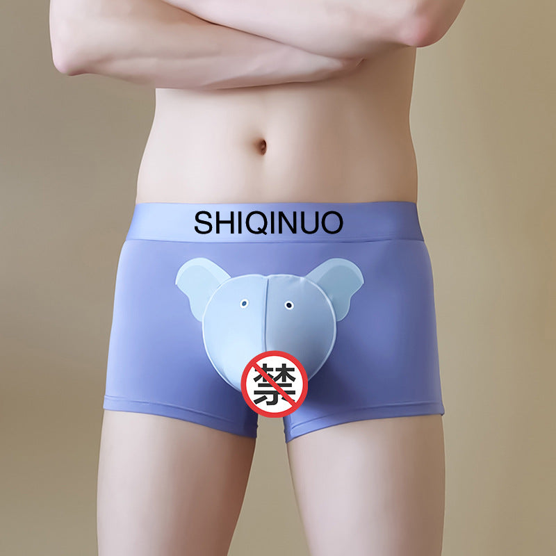 🐘Fun Novelty Boxer Briefs with Elephant Nose Design-Comfortable Unique Gift 3Pack