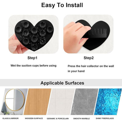 LAST DAY 49% OFF 🔥 No More Clogged Drains – Silicone Wall-Mount Hair Catcher (2PCS)