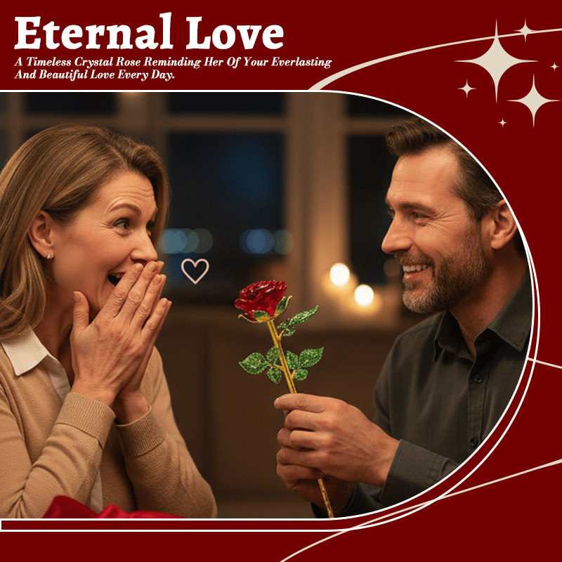 🌹Valentine Hot Sale 49% OFF 💕 Eternal Crystal Rose