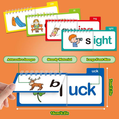 📚30 Read & Rhyme Flip Books – Rhyming Words, Prefixes & Word Families