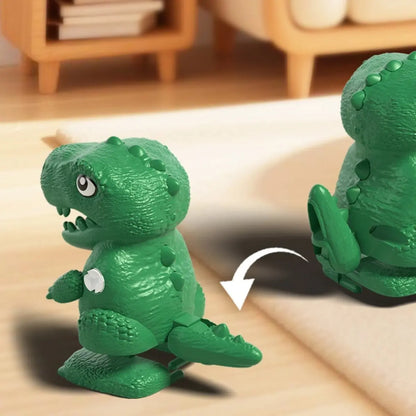 LAST DAY 49% OFF🦖 Wind-Up Jumping Dinosaur Toy – Funny Party Favor for Kids