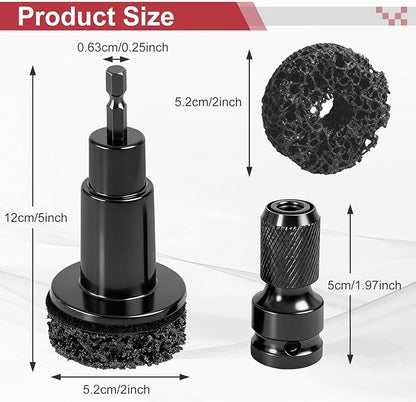LAST DAY 49% OFF🔥Pro-Grade Wheel Hub & Stud Resurfacing Kit | Rust Removal Attachment