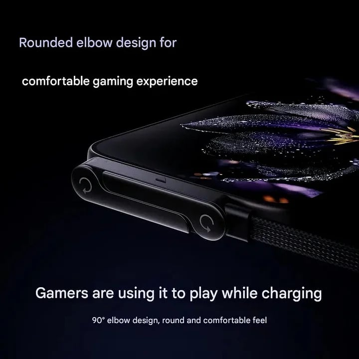 🔥 2-in-1 Invisible Holder Charger Cable - 240W Fast Charging Cord with Built-In Phone Stand