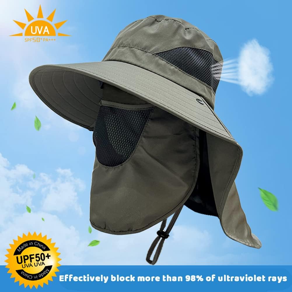 ☀️Summer Sale: 49% Off—A detachable sun hat that offers both face and neck protection🧢