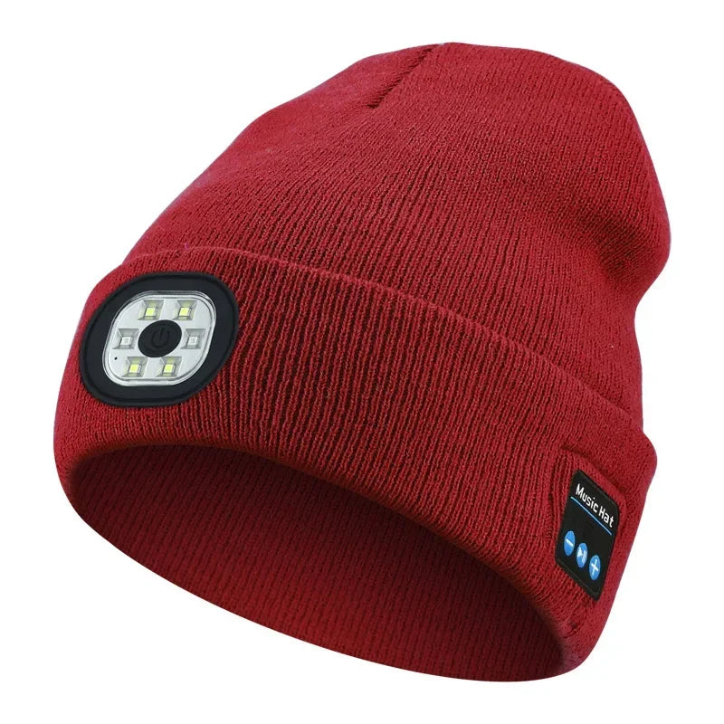 Last Day 49% OFF🔥Bluetooth Beanie with LED Headlight and Removable Speakers