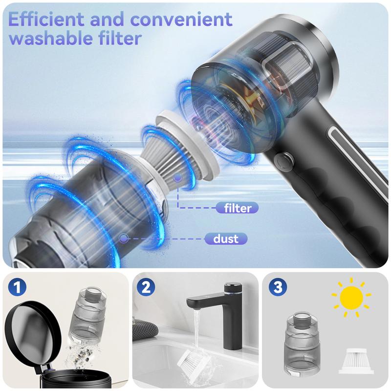 Last Day 49% OFF🔥Handheld Wireless Car Vacuum Cleaner