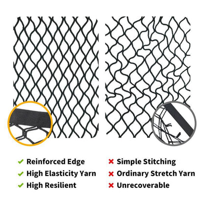 🛻✨Highly Elastic Cargo Net——Simple Truck Bed Cargo Mesh Organizer