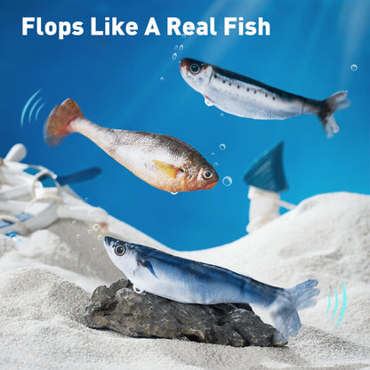 Last Day 49% OFF 🔥Interactive Flopping Fish Cat Toy – Perfect Gift for Cats🎁
