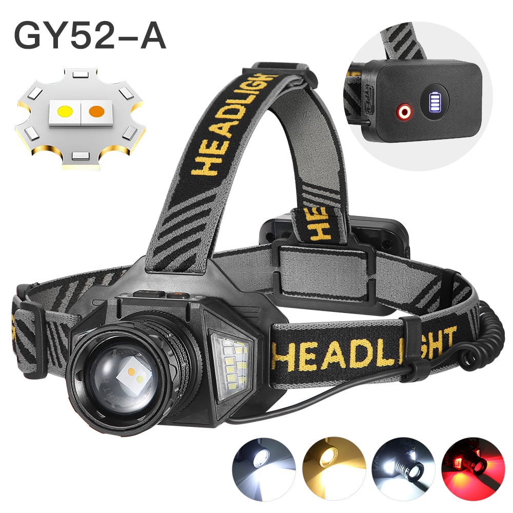 Last Day 49% OFF🔥🔥Super Bright Rechargeable LED Headlamp