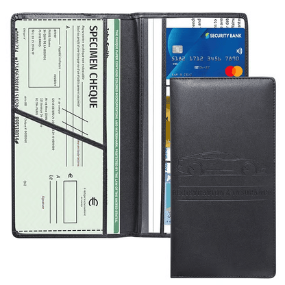 Last Day 49% OFF ✨Magnetic Car Document Organizer – PU Leather Glove Box Holder