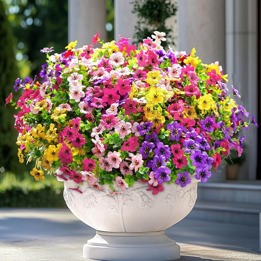 🌸 A Beautiful Porch Without Watering, Wilting, or Replacing Flowers