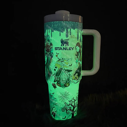 🔥Halloween Limited-Time Sale 49% OFF💀Sally x Jack Skellington 40oz Tumbler ✨