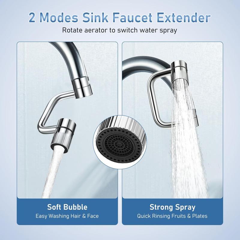 Last Day 49% OFF🔥The newly enhanced 360° swivel faucet extender