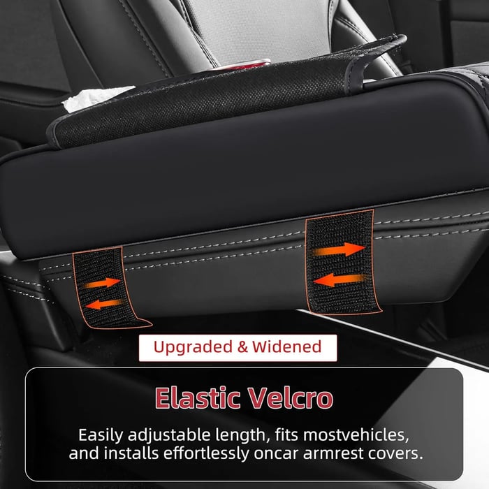 LAST DAY 49% OFF🔥Multi-Purpose Car Console Storage Bag with Armrest Pad