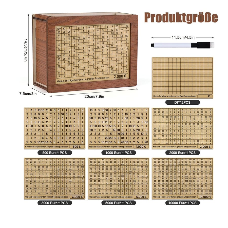 Hot Sale 49% OFF 🔥Wooden Savings Box—Create Your 2026 New Year Savings Plan
