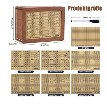 Hot Sale 49% OFF 🔥Wooden Savings Box—Create Your 2026 New Year Savings Plan