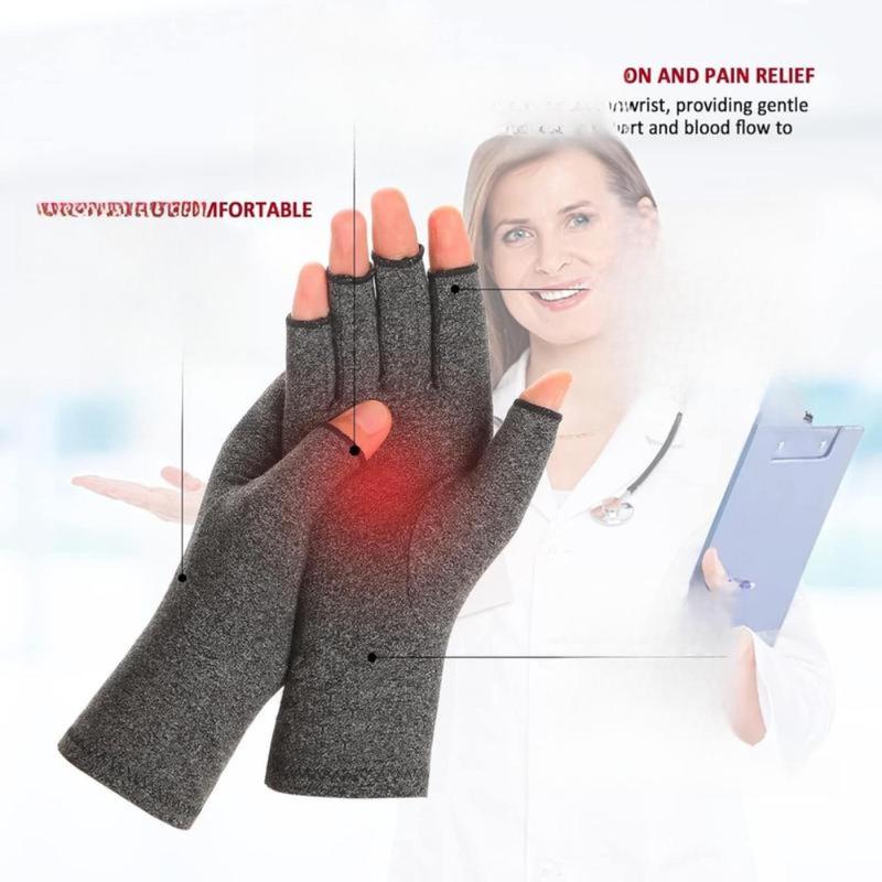 Last Day 49% OFF🔥2 Pairs Half-finger Pressure Care gloves