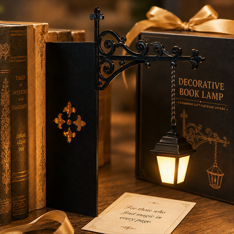 ✨ Vintage Street Lantern Book Nook Light – Bring Warmth & Charm To Your Bookshelf
